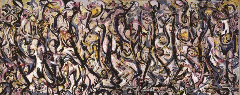 Image result for Pollock Mural image